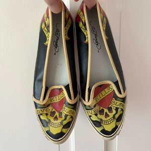 Love Kills Slowly Vintage Ed Hardy Shoes